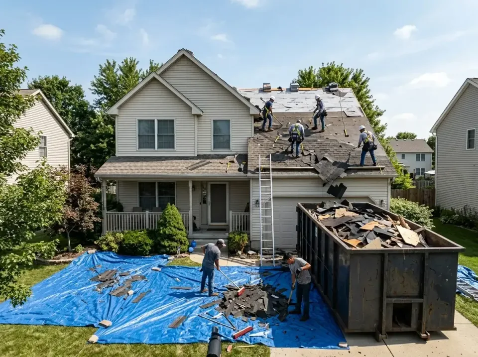 roof-replacement-debris-remova-004 — frequently asked questions, Cheapest Dumpster Rentals in Friendship Heights Village, MD